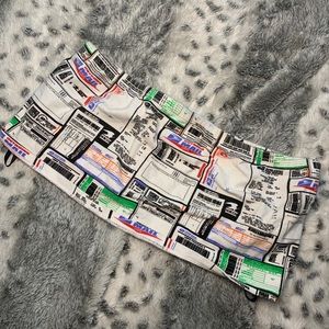 USPS bandeau crop top